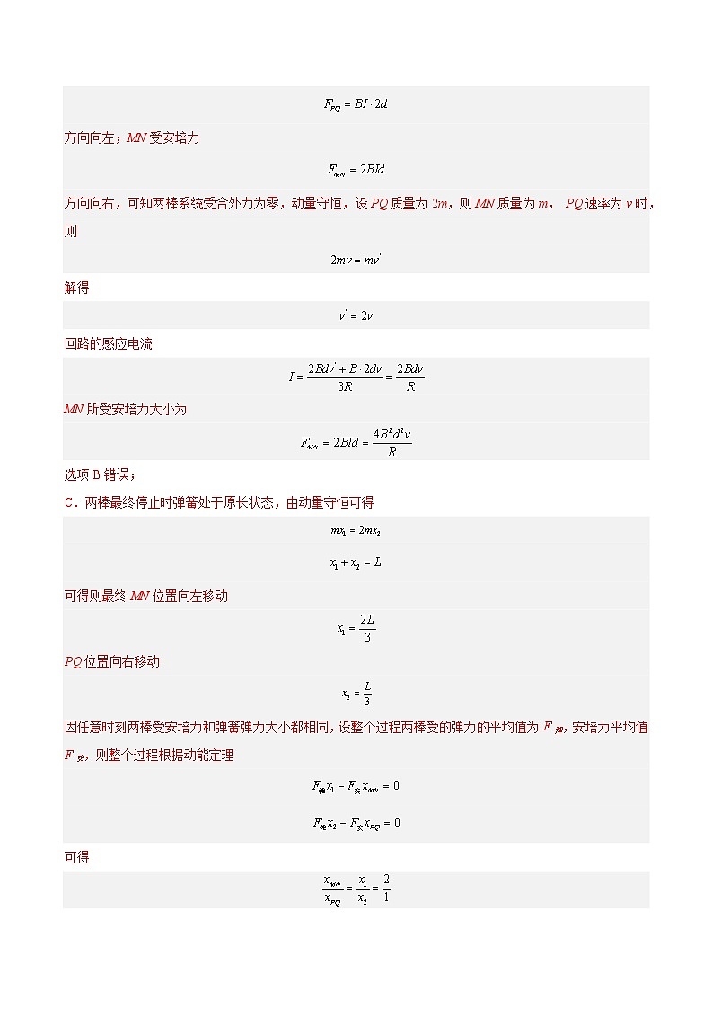 专题49 导体棒在导轨上运动问题（一）（解析卷）-【真题汇编】最近10年（2014-2023）高考物理真题分项汇编（全国通用）第2页
