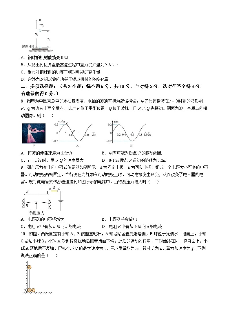 2025深圳高级中学高三上学期第二次诊断考试物理试题含答案第3页