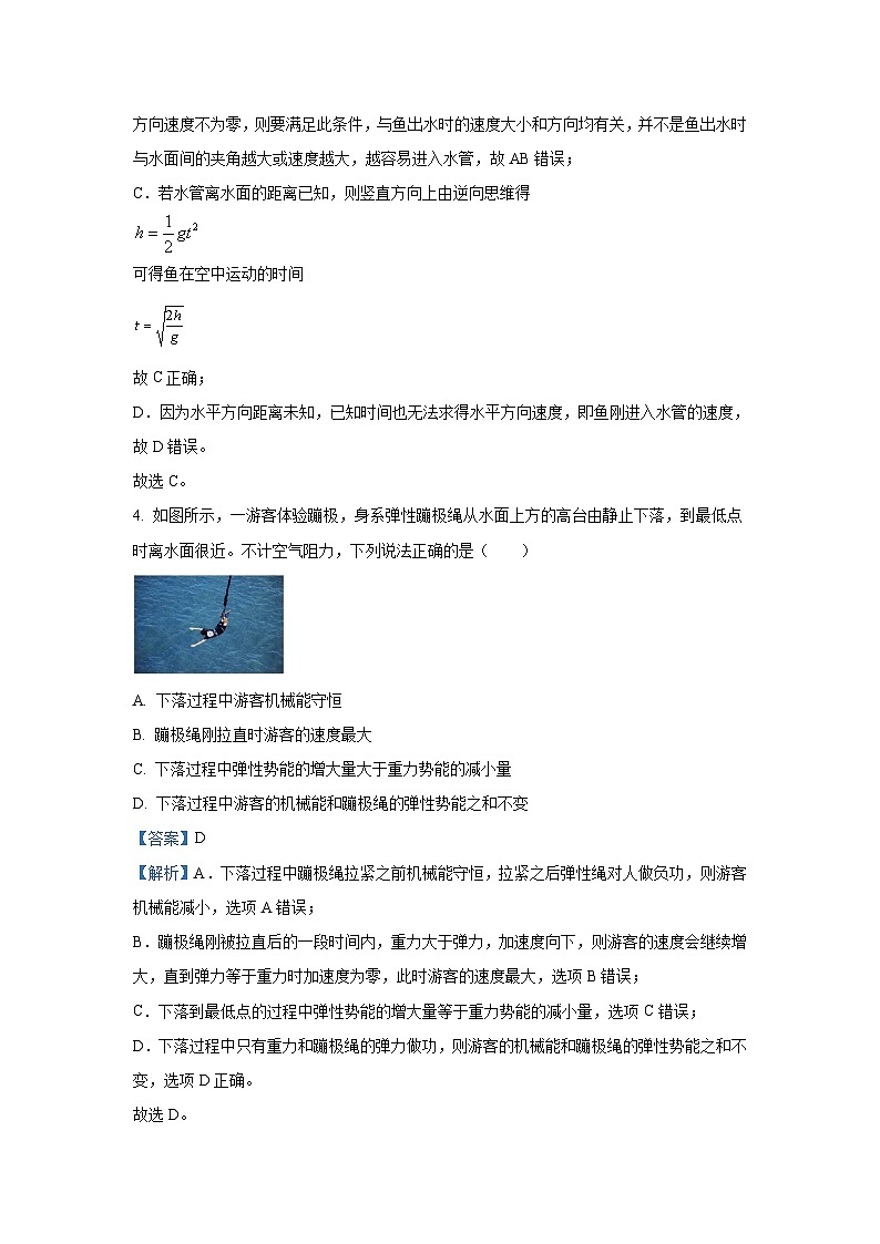 2025届陕西省安康市高三(上)一模物理试卷(解析版)第3页