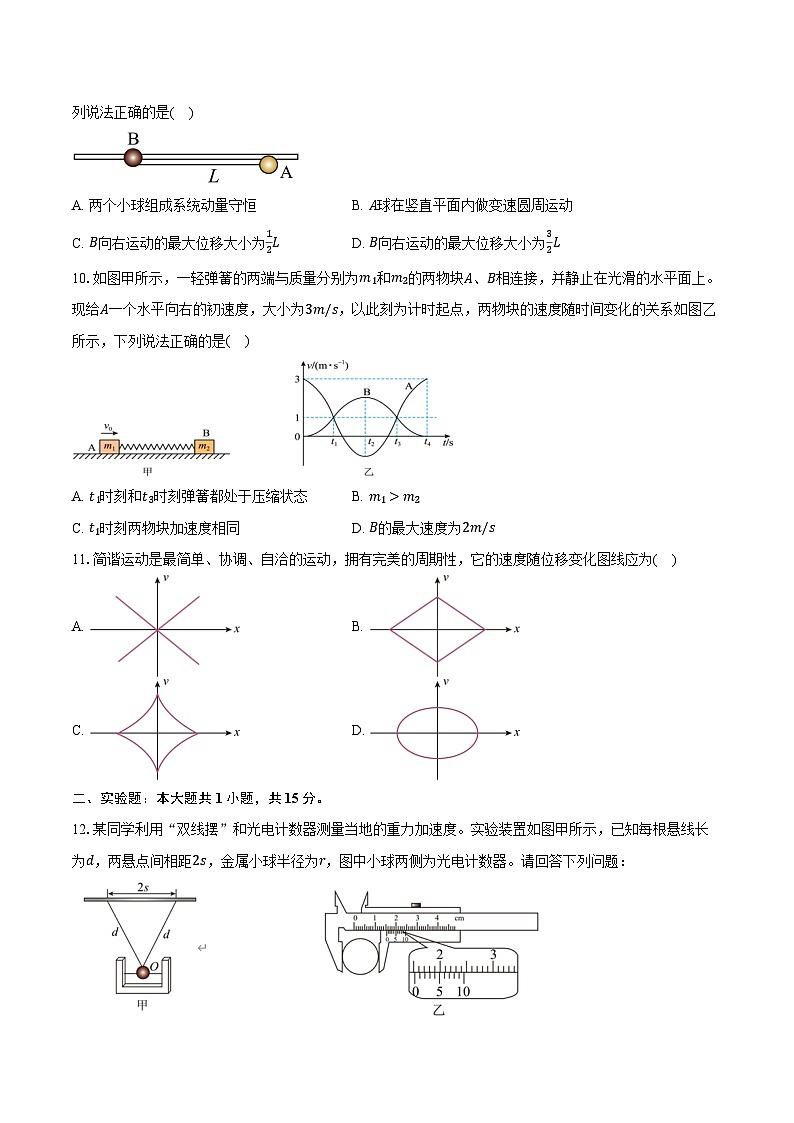 2024-2025学年江苏省苏州市六校联考高二（上）物理试卷（含答案）第3页