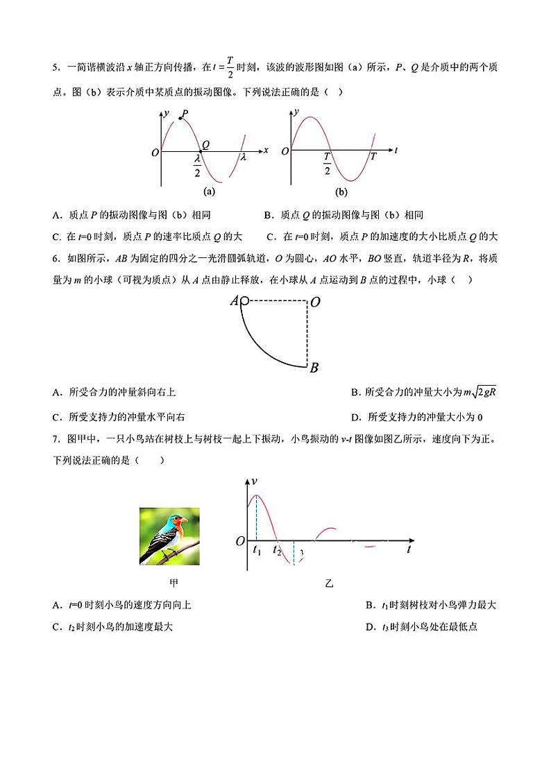 江苏省苏州市六校2024-2025学年高二上学期12月联考调研物理试卷第2页