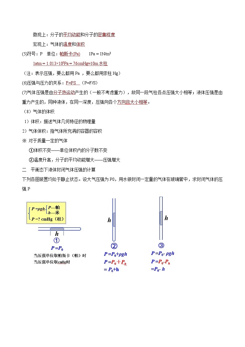 人教版（2019）高中物理选择性必修第三册2.2 气体的等温变化（第2课时）导学案（解析卷）第2页