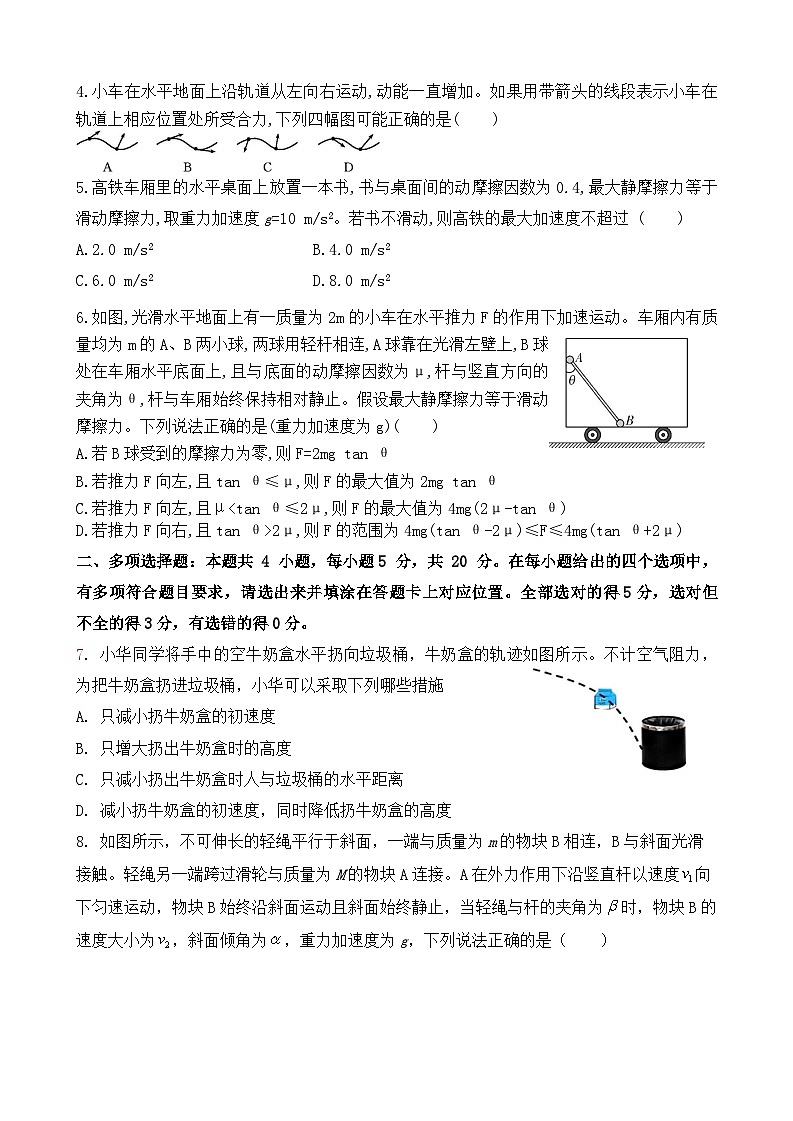 湖南省娄底市涟源市部分学校2024-2025学年高三上学期12月月考物理试题第2页