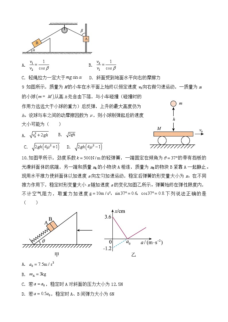湖南省娄底市涟源市部分学校2024-2025学年高三上学期12月月考物理试题第3页