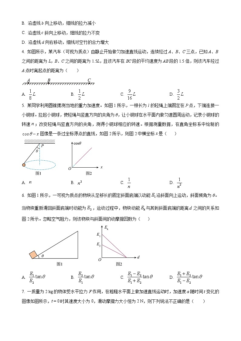 四川省南充市阆中东风学校2024-2025学年高三12月月考试题物理第2页
