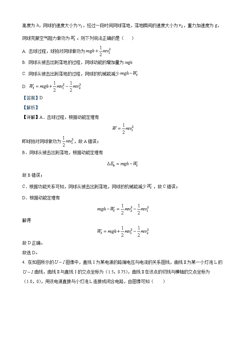 精品解析：天津市滨海新区塘沽第一中学2024-2025学年高三上学期第二次月考物理试卷（解析版）第3页