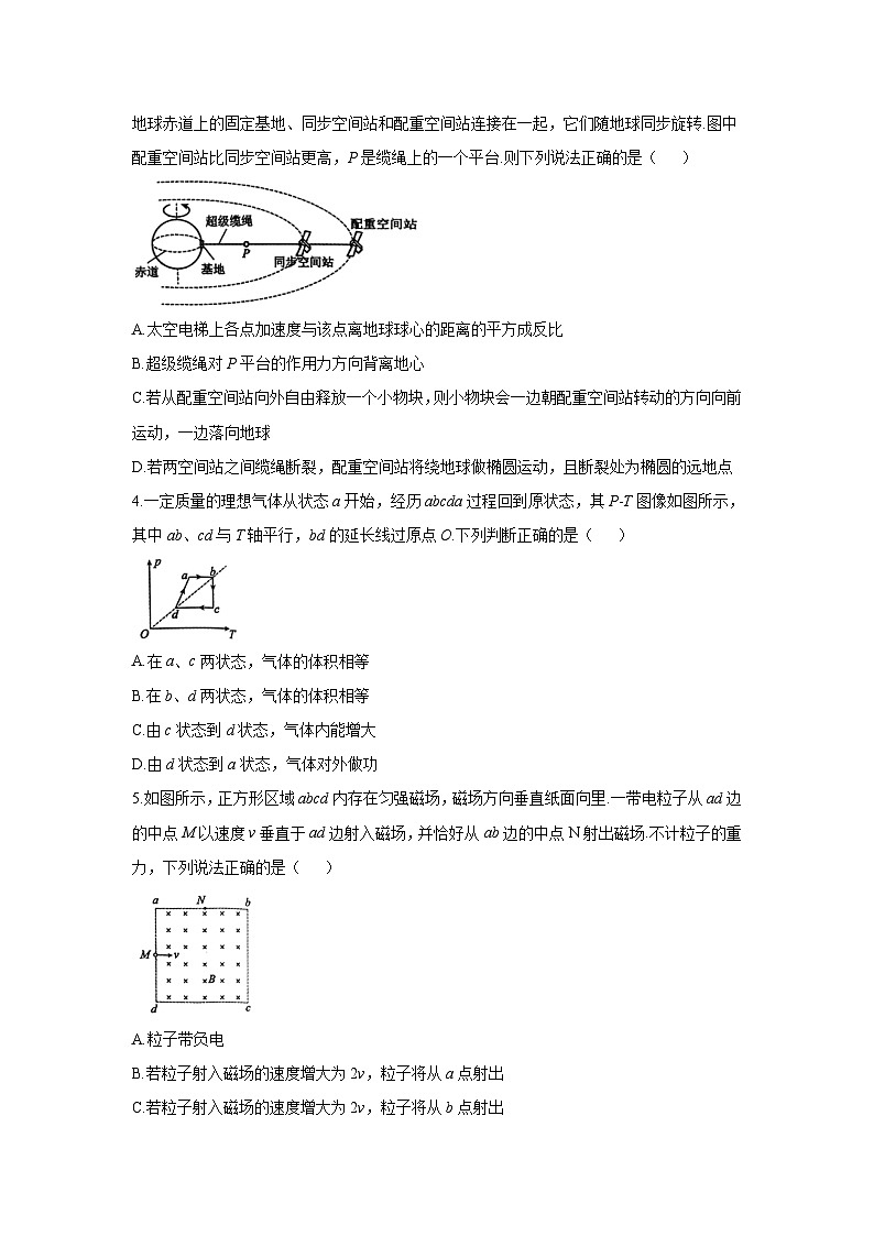 2025届河北省邯郸市部分校高三（上）模拟预测物理试卷（解析版）第2页