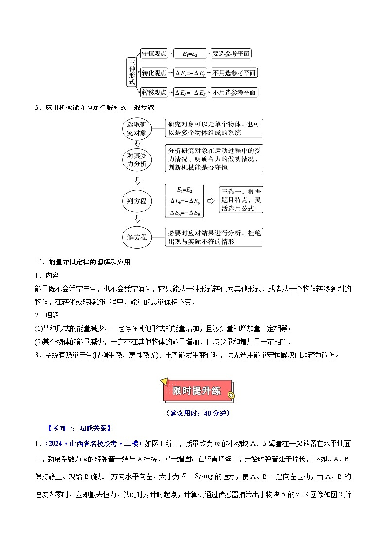 重难点06 功能关系、能量守恒 - 2025年高考物理 热点 重点 难点 专练（西北四省专用）（原卷版）第3页