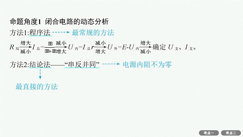 备战2025年高考物理二轮复习课件（通用版）专题4电路与电磁感应第1讲恒定电流和交变电流第7页