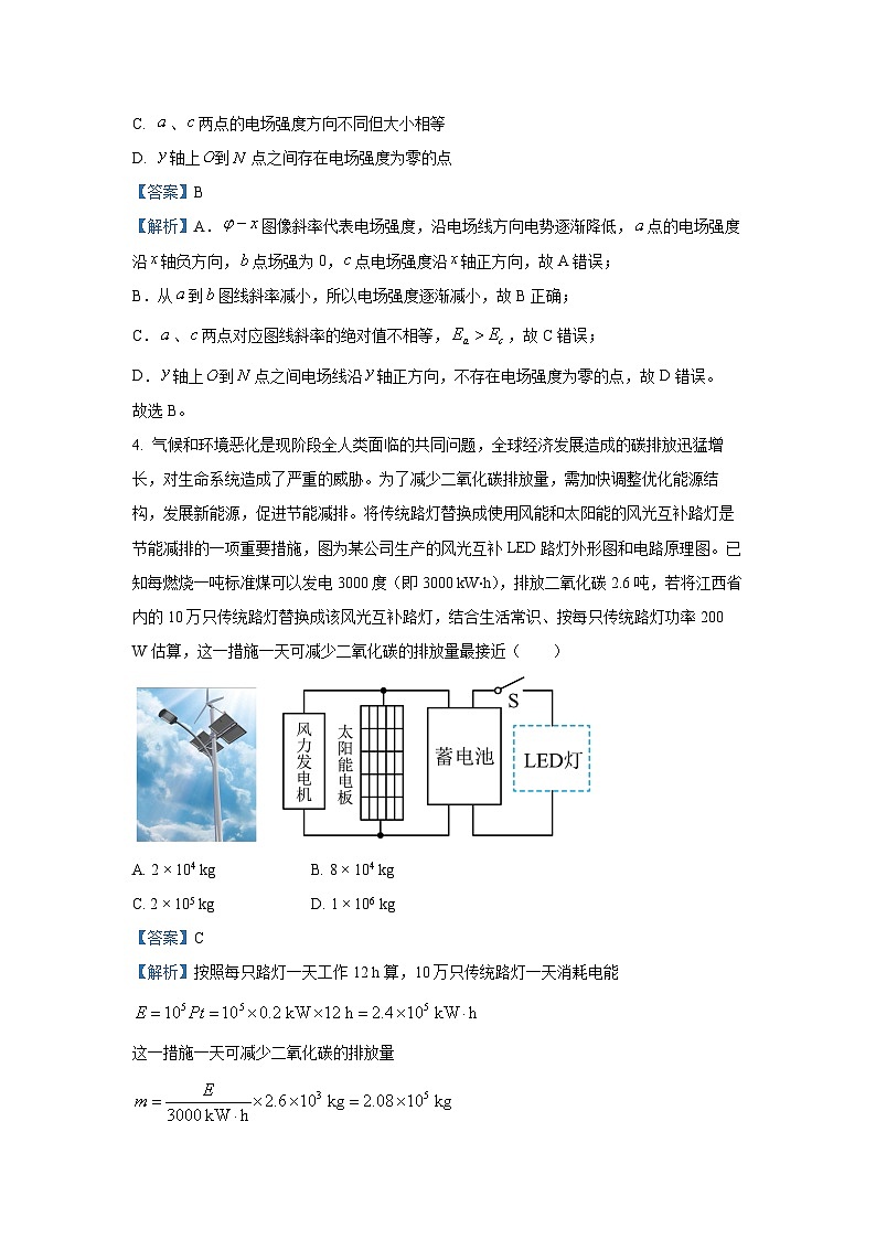 江西省“三新”协同教研体2024-2025学年高三（上）12月联考物理试卷（解析版）第3页