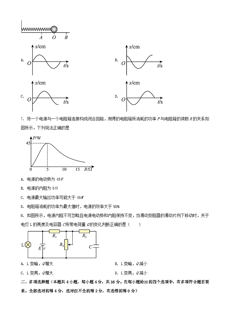 山东省德州市2023_2024学年高二物理上学期期中试题含解析第2页