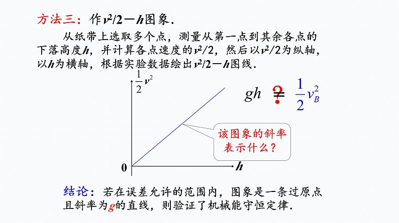 5　实验：验证机械能守恒定律 课件第6页