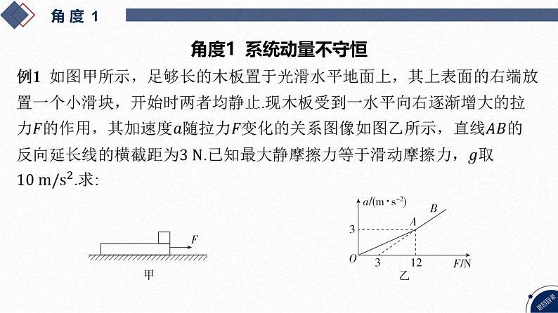 2025高考物理二轮复习专题二-功和能、动量-第二讲 滑块一木板模型综合问题【课件】第4页