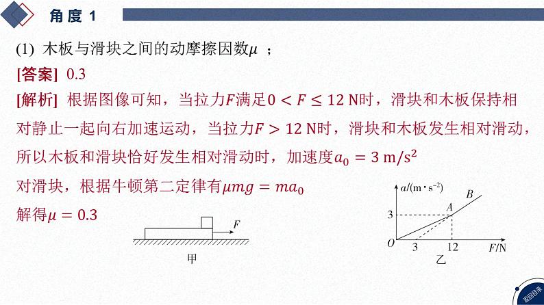 2025高考物理二轮复习专题二-功和能、动量-第二讲 滑块一木板模型综合问题【课件】第5页