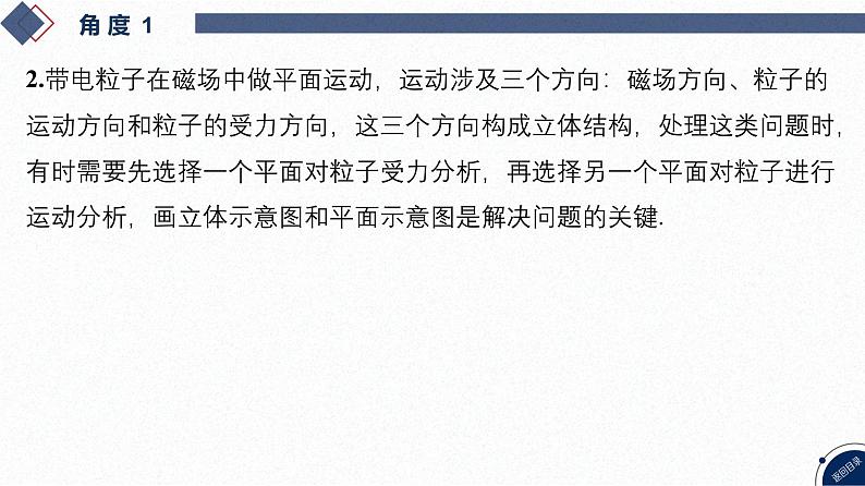 2025高考物理二轮复习专题三-电场和磁场-第六讲 电磁场中的空间立体问题和摆线问题【课件】第4页