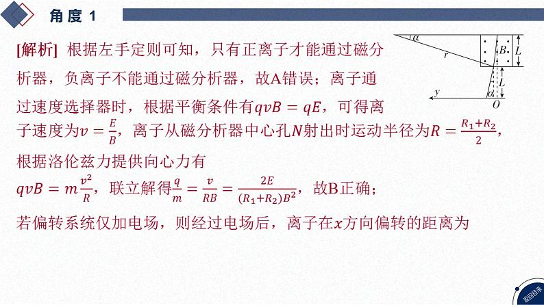 2025高考物理二轮复习专题三-电场和磁场-第六讲 电磁场中的空间立体问题和摆线问题【课件】第8页