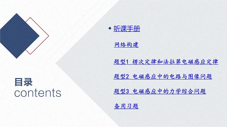 2025高考物理二轮复习专题四-电路和电磁感应-第十讲 电磁感应【课件】第2页