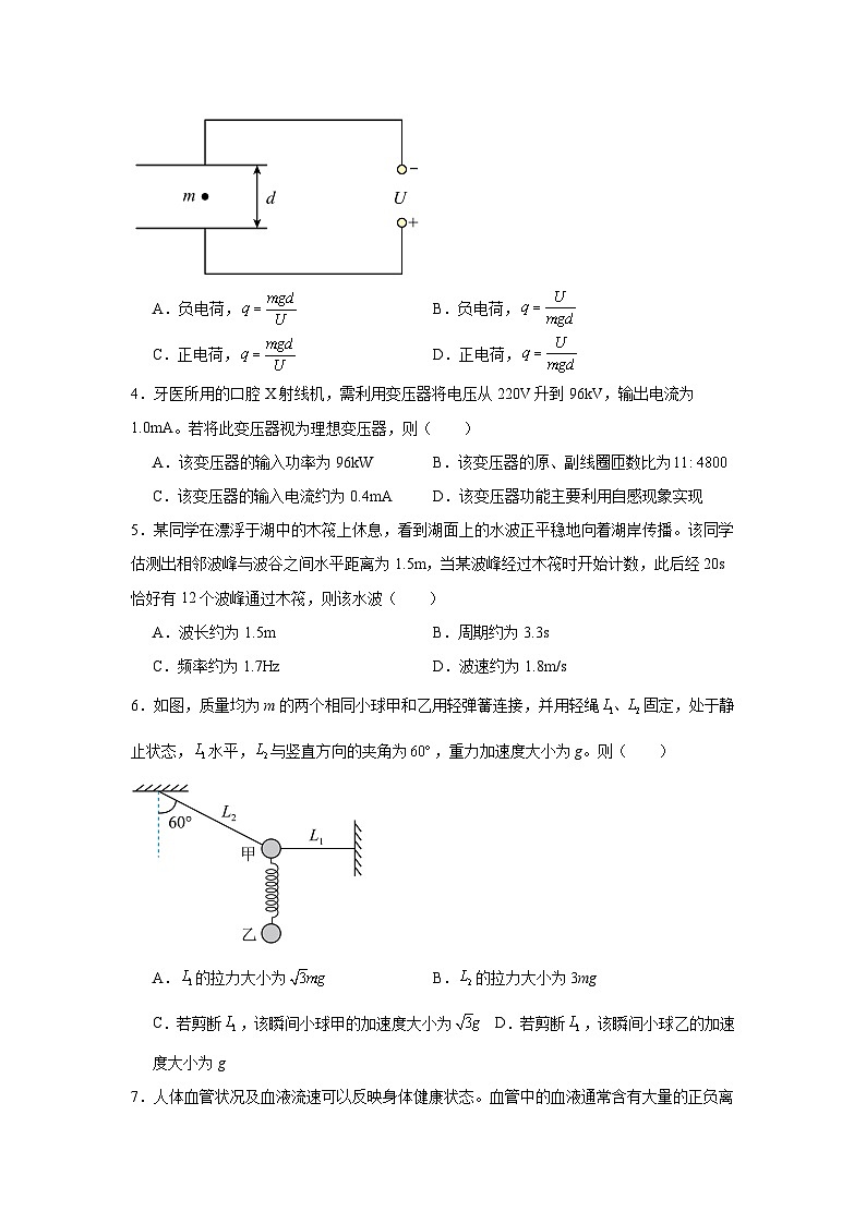 2025年陕山青宁普通高中学业水平选择性考试适应性演练（八省联考陕西、山西、青海、宁夏物理试卷）第2页