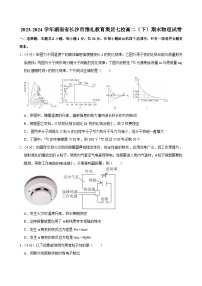 2023-2024学年湖南省长沙市雅礼教育集团七校高二（下）期末物理试卷