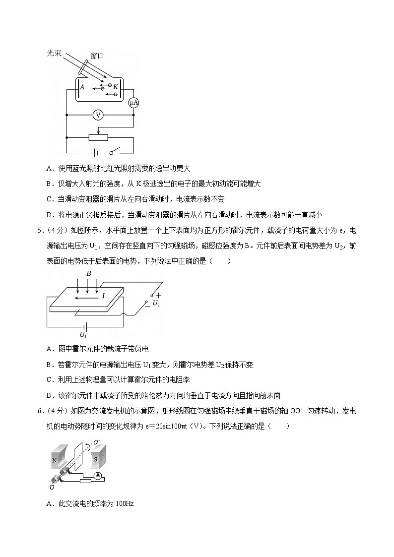 2023-2024学年安徽省合肥一中高二（下）期末物理试卷第2页