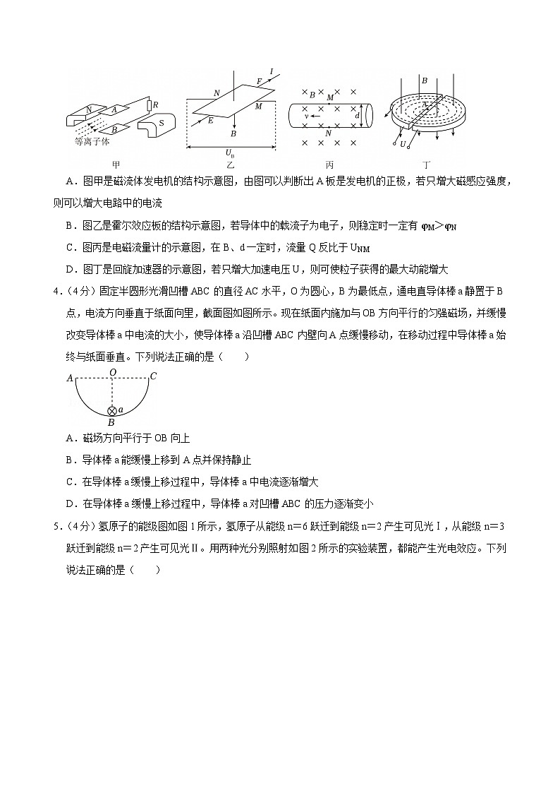2023-2024学年湖北省武汉市江岸区高二（下）期末物理试卷第2页