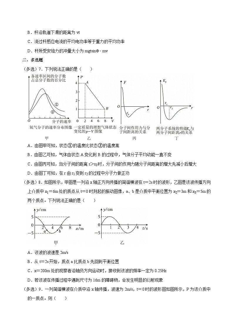 2023-2024学年重庆市育才中学高二（下）期末物理试卷第3页