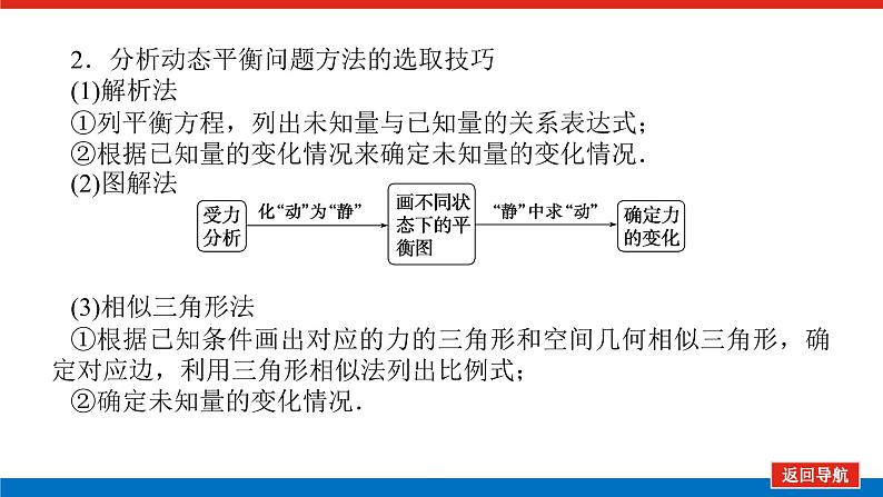 2025年高考物理二轮复习课件：专题强化三动态平衡及平衡中的临界、极值问题第6页