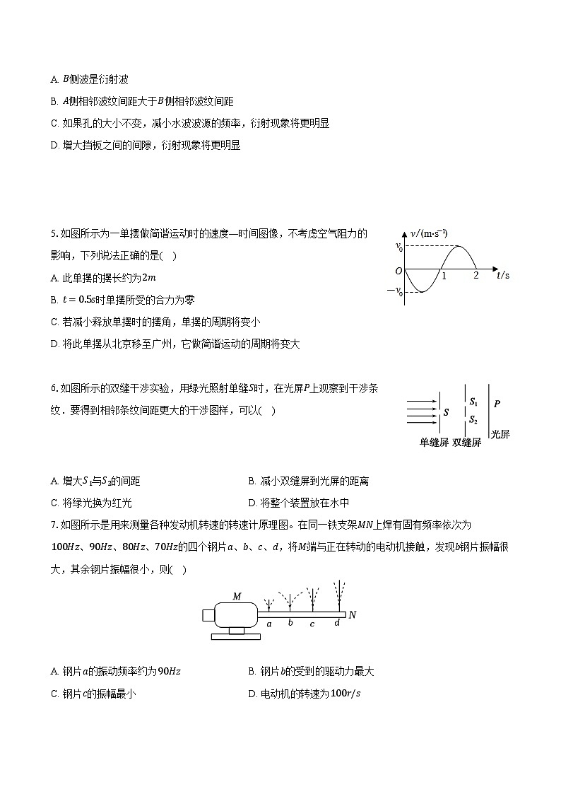 2023-2024学年江苏省泰州市高二（上）期末物理试卷第2页