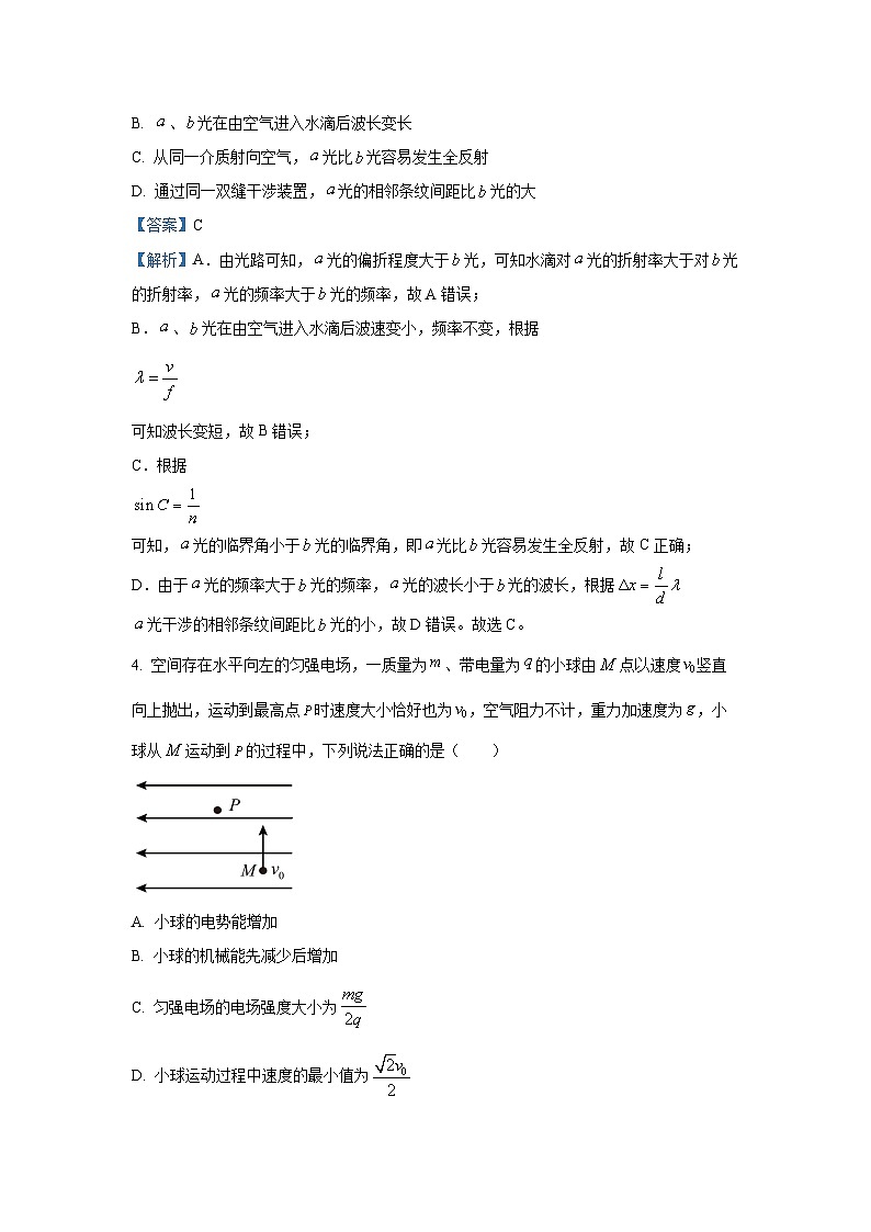 2024-2025学年河北省承德市高三上学期12月市联考物理试题（解析版）第3页