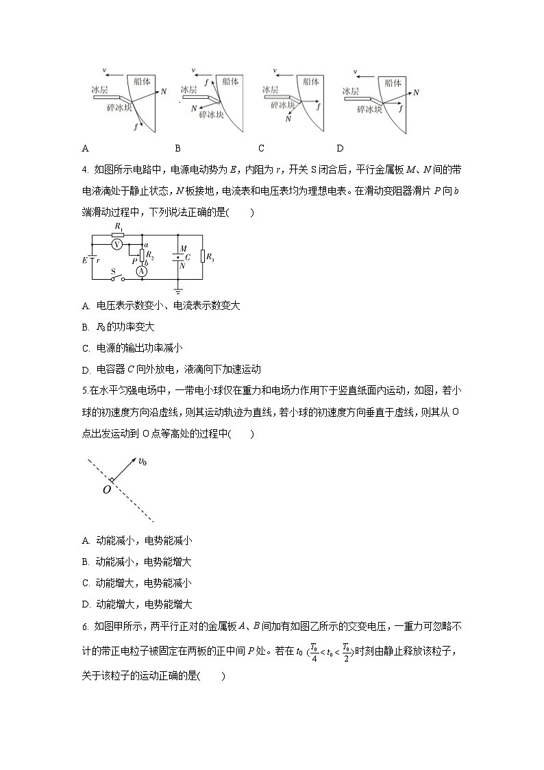 2024~2025学年黑龙江省牡丹江市某校高三上11月月考物理试卷第2页
