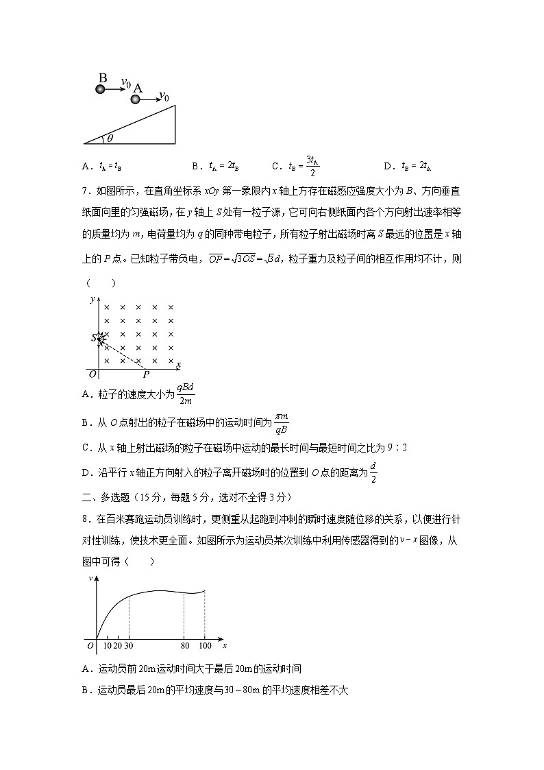 2024~2025学年云南省丽江市高三上统一检测（12月）物理试卷（解析版）第3页