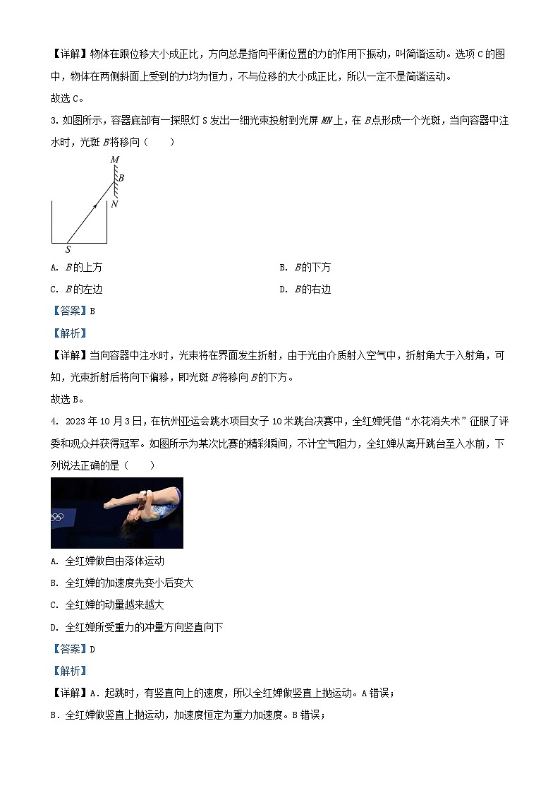 四川省达州市2023_2024学年高二物理上学期期中试题含解析第2页