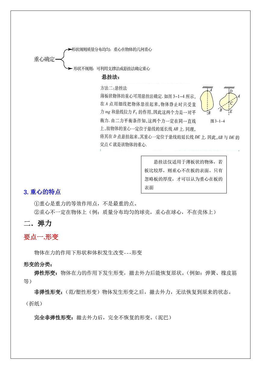 3.1重力弹力摩檫力（教师版） 2024届高考物理一轮复习讲义第2页