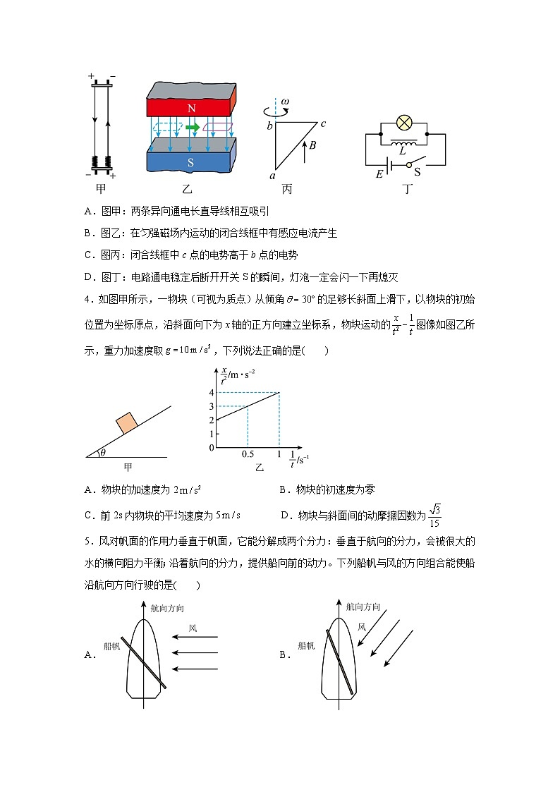 2024~2025学年安徽省合肥市普通高中高三上学期期末模拟训练(二)物理试卷（解析版）第2页