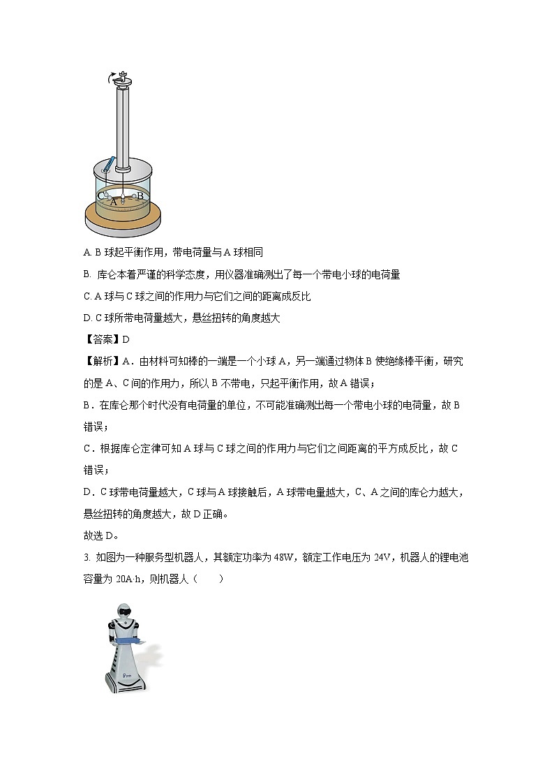 2024~2025学年四川省天立集团高二上学期期中联考物理试卷（解析版）第2页
