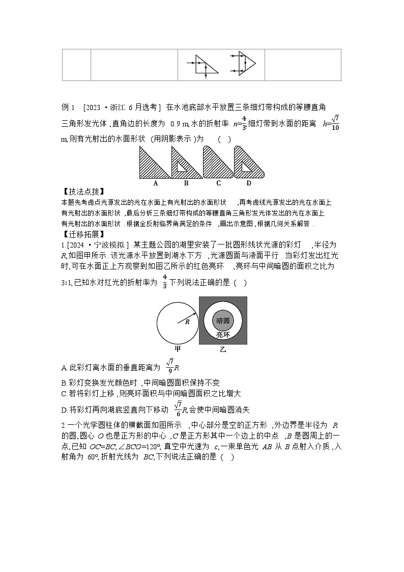 2025届高考物理二轮复习讲义：第13讲　光学 【含答案】第2页