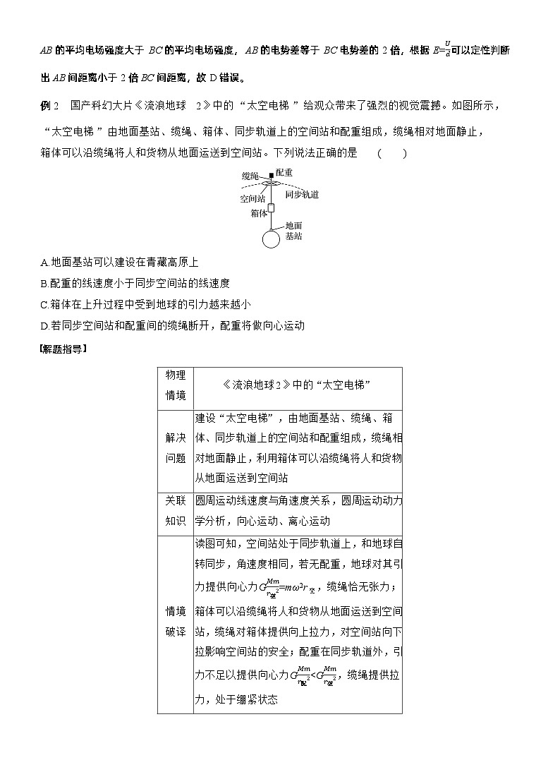 第二篇　四、物理情境题破译法 --2025年高考物理大二轮复习（教师版）第3页