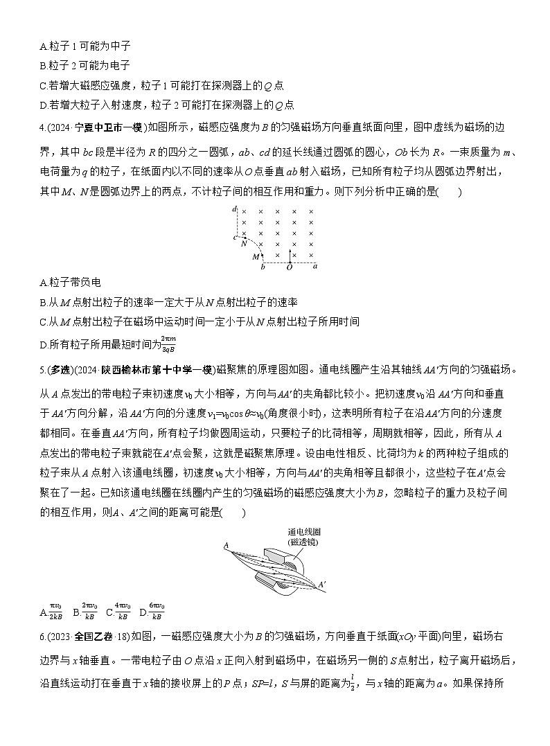 热点11　带电粒子在磁场中的运动--2025年高考物理大二轮复习（考前特训学生版）第2页