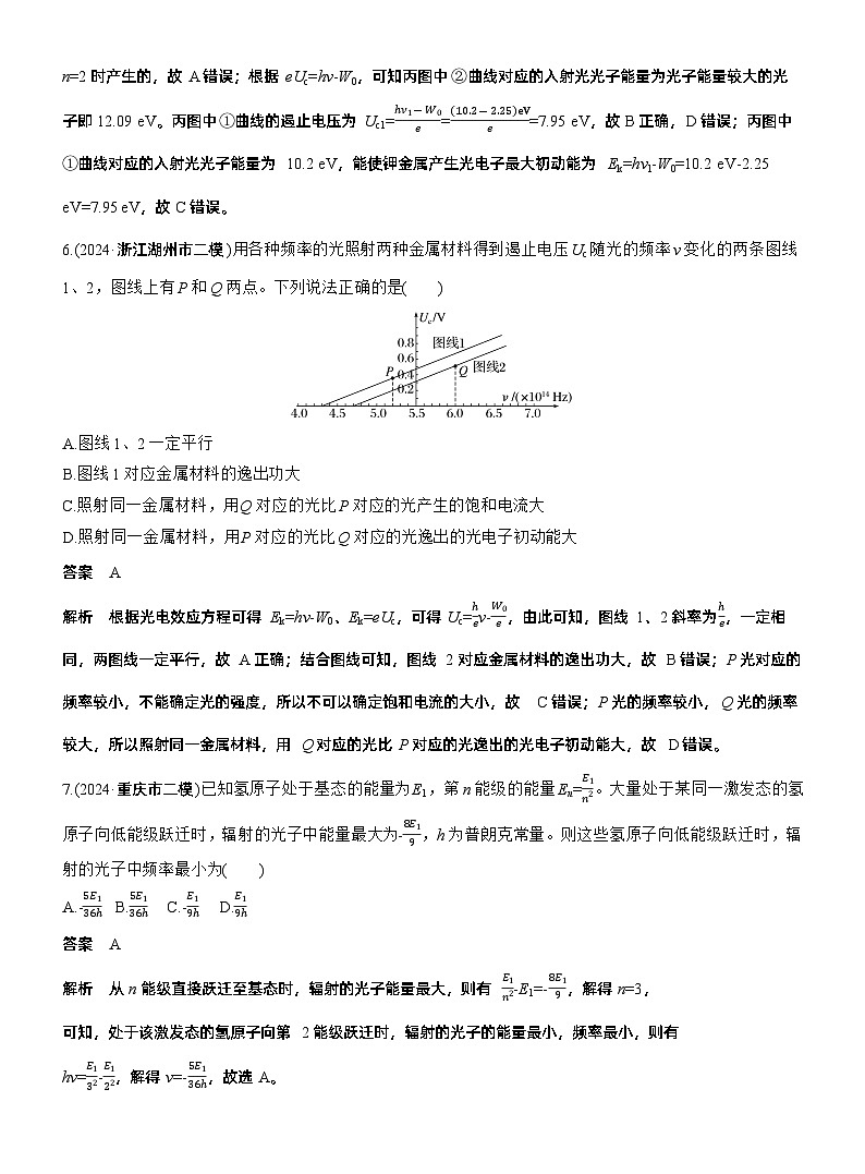 热点18　近代物理 --2025年高考物理大二轮复习（考前特训教师版）第3页