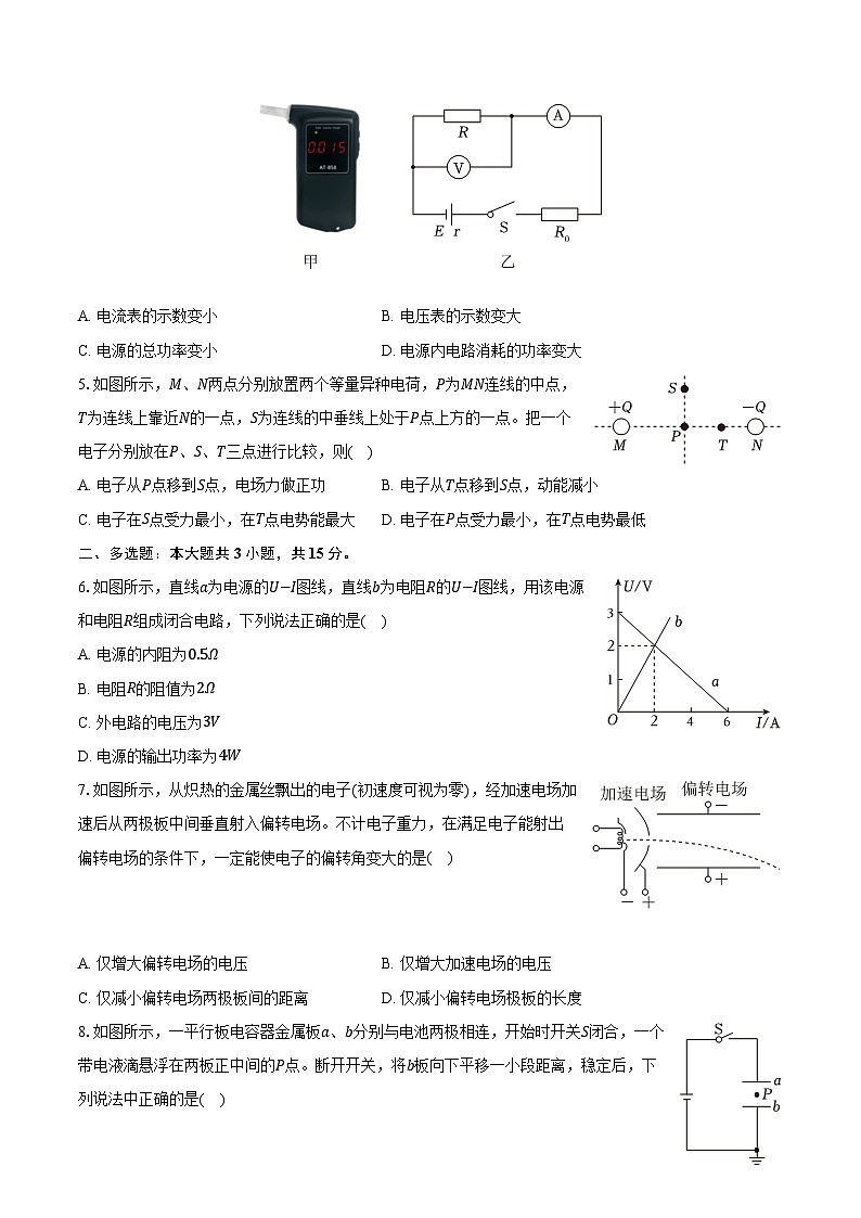 天津市河东区2024-2025学年高二（上）期末物理试卷第2页