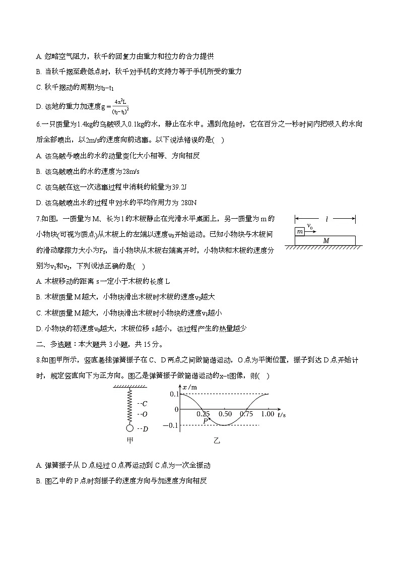 甘肃省西北师范大学附属中学2024-2025学年高二上学期期末考试 物理试题第2页