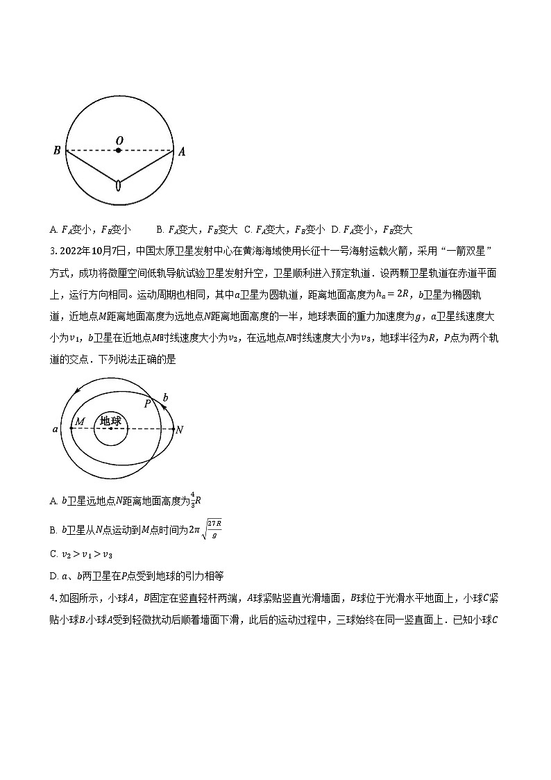 安徽省皖东学校联考2025届高三月考试卷物理试题C卷第2页