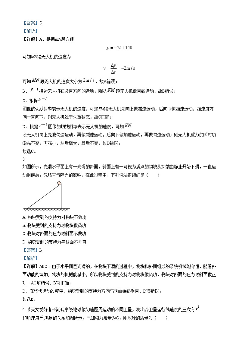 安徽省A10联盟2024-2025学年高三上学期12月质检物理试题（B卷）  Word版含解析第2页