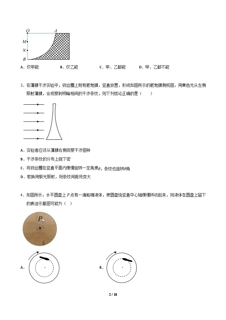 【开学摸底考】高三物理开学摸底考（江苏专用）-2024-2025学年高中下学期开学摸底考试卷 物理（江苏卷）（考试版）第2页