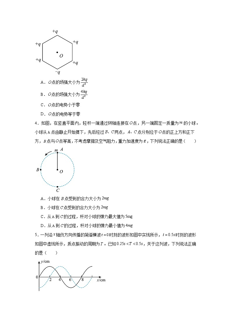 2025届湖南省长沙市高三上学期新高考适应性考试（一模）物理试卷第2页