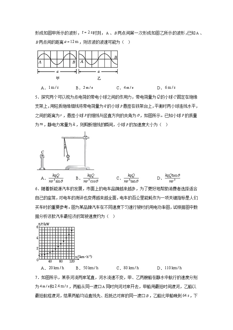 2025届湖北省十堰市高三上学期一模物理试题第2页