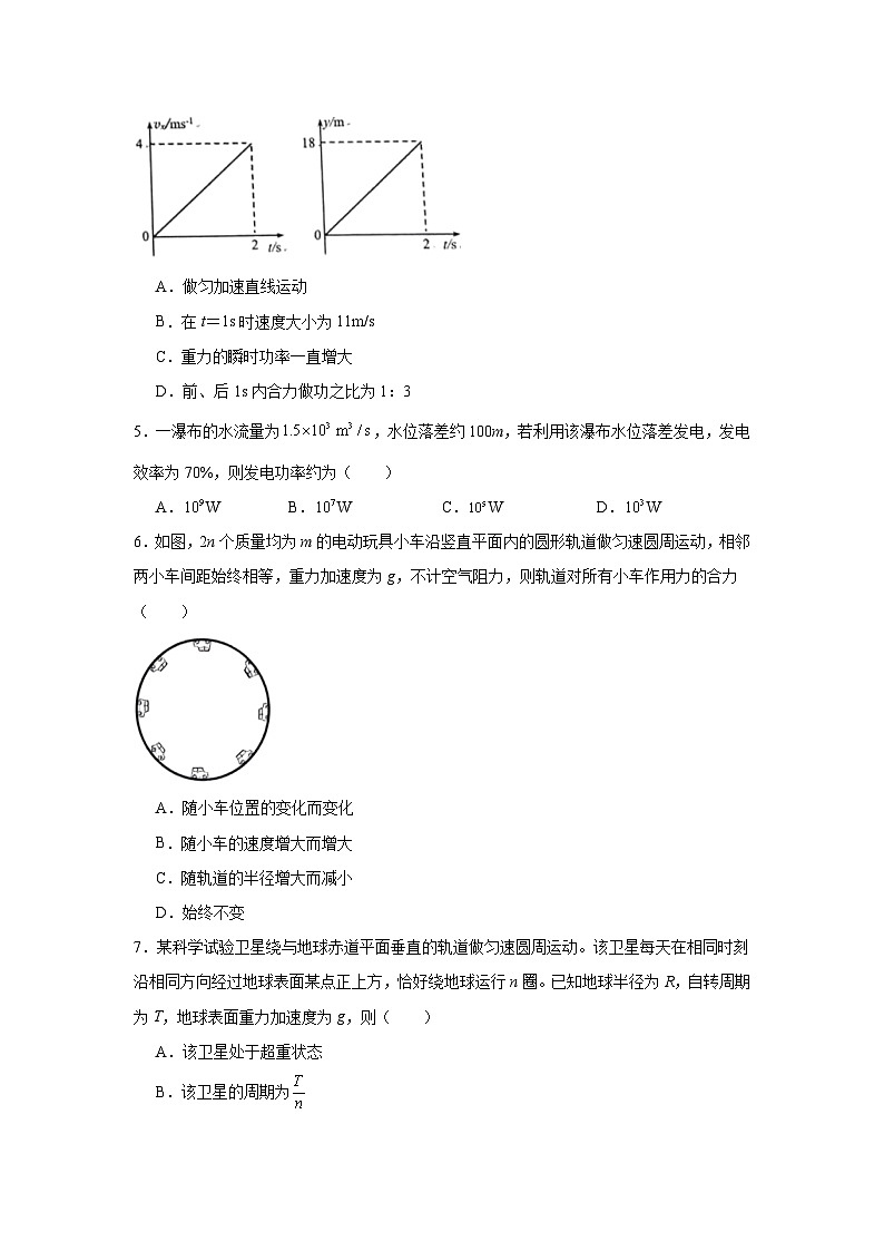 2025届湖南省株洲市高三上学期一模物理试题第2页