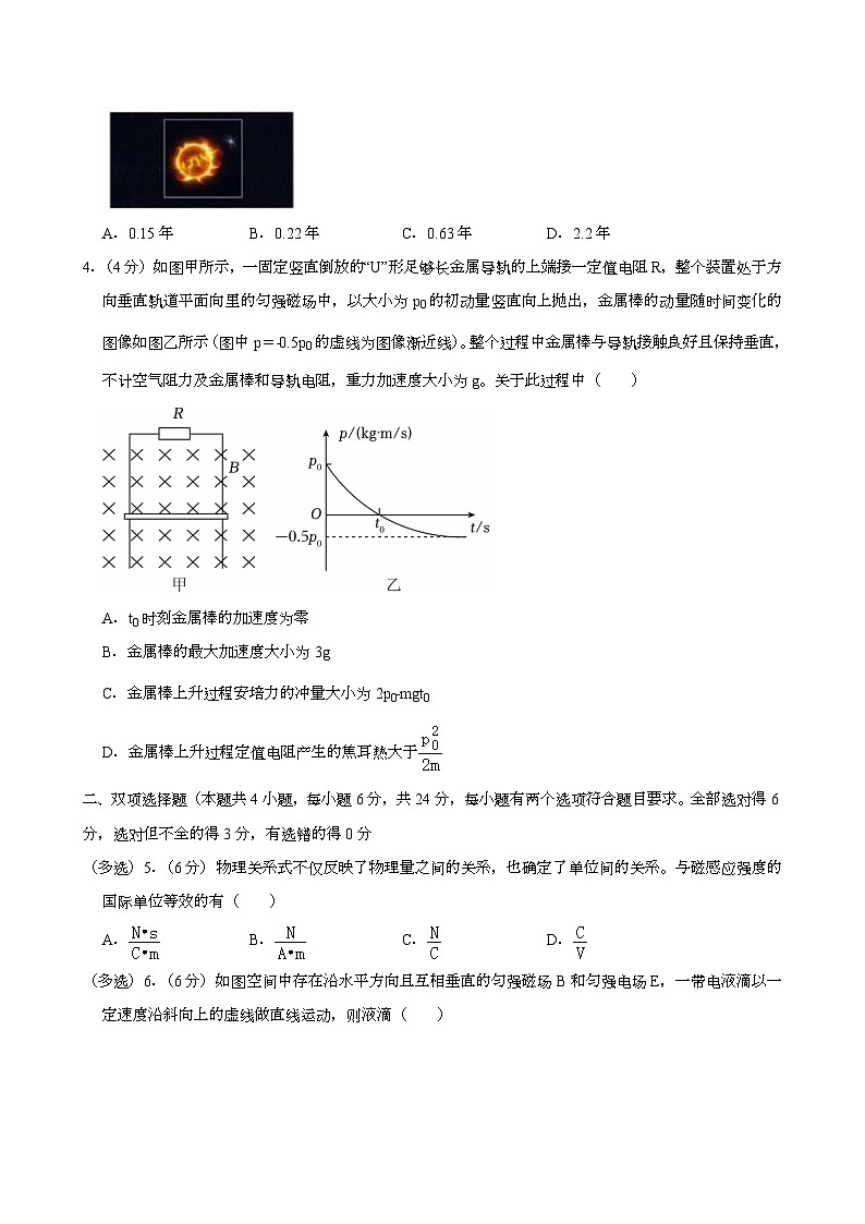 福建省厦门一中2024-2025学年高三（上）月考 物理试卷（12月份）（含解析）第2页