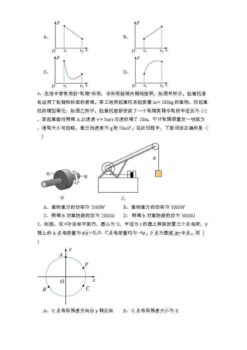 山西省晋中市昔阳县中学校2024-2025学年高三上学期12月月考 物理试题第2页