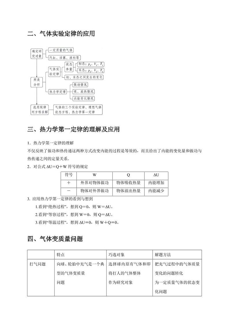 计算1 热力学计算题（教师版） 2025届高考物理二轮复习热点题型归类 第3页